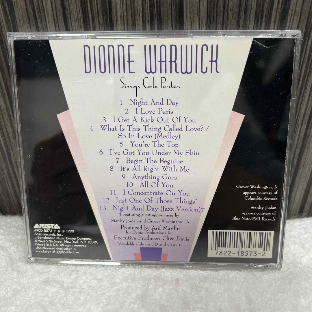 Dionne Warwick Sings Cole Porter エンタメ/ホビーのCD(ポップス/ロック(洋楽))の商品写真