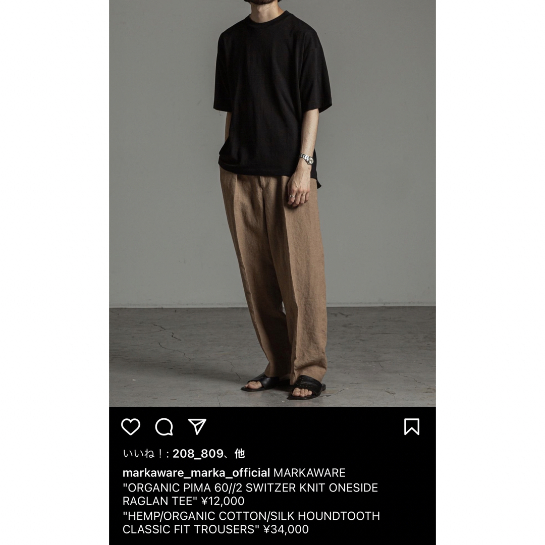 MARKAWEAR(マーカウェア)のmarkaware セットアップ　20SS メンズのスーツ(セットアップ)の商品写真