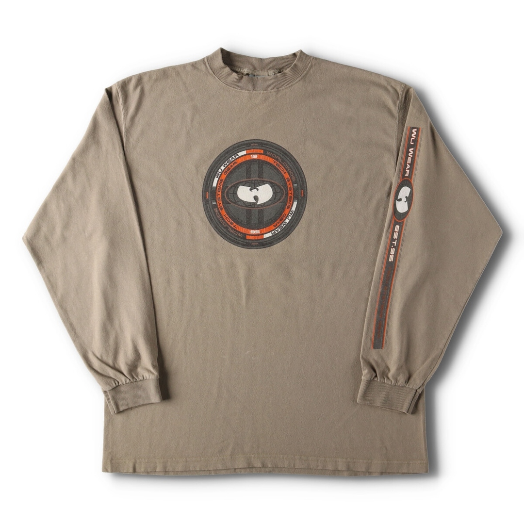 古着 90~00年代 WU WEAR WU-TANG CLAN ウータンクラン 袖プリント ロン