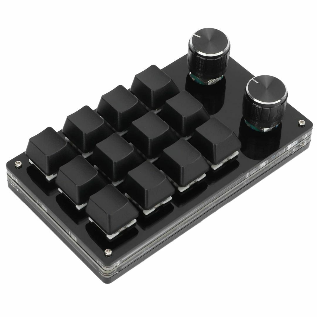 Atyhao マクロキーボード 片手キーボード 12キー 小型キーボード 防塵1利便性をもたらす
