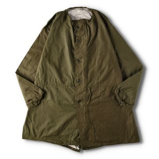 ミントコンディション 古着 60年代 米軍実品 U.S.ARMY COAT,VESICANT GAS PROTECTIVE ガスプロテクティブコート ミリタリーコート USA製 MEDIUM メンズXL ヴィンテージ /evb002505(モッズコート)