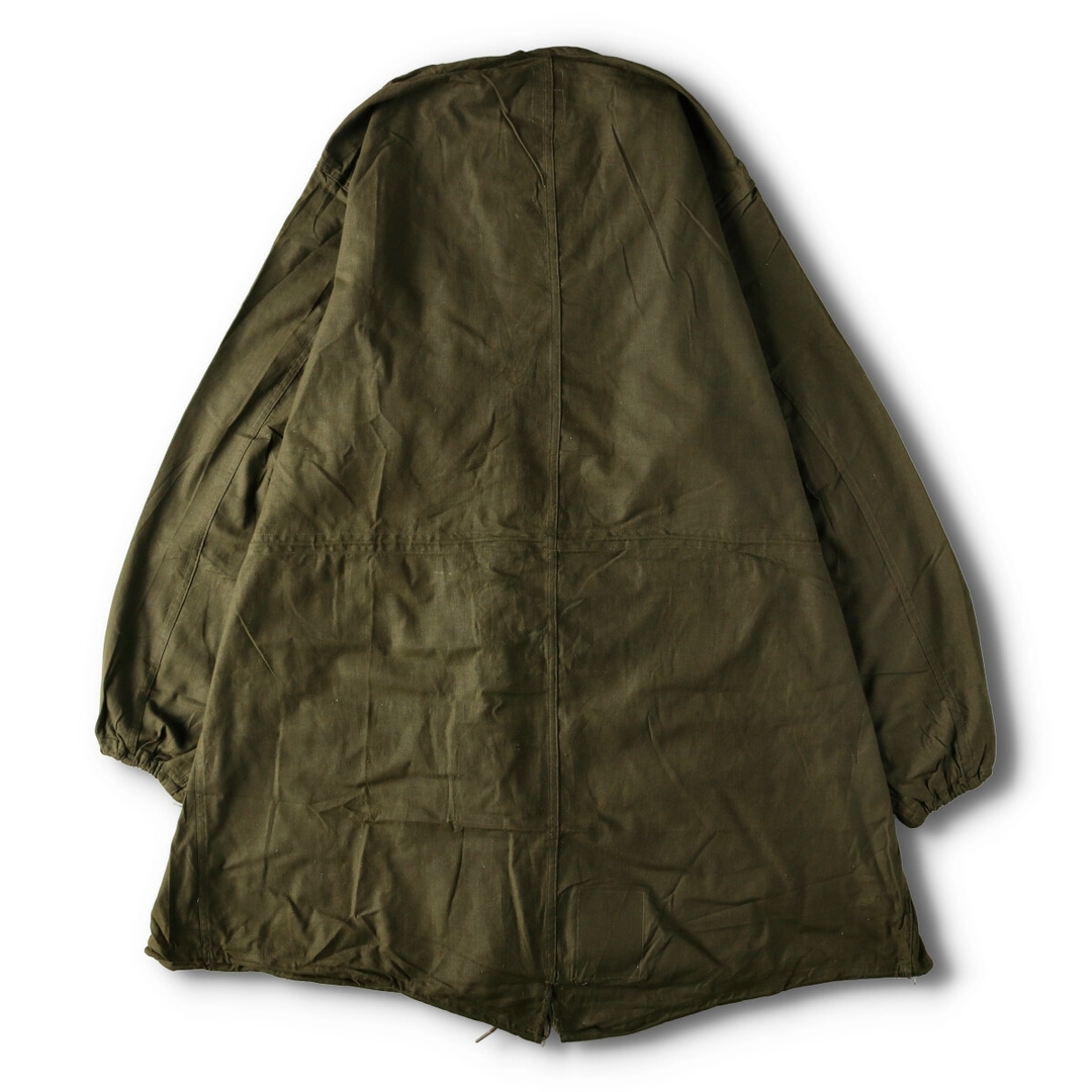 ミントコンディション 60年代 米軍実品 U.S.ARMY COAT,VESICANT GAS PROTECTIVE ガスプロテクティブコート ミリタリーコート USA製 MEDIUM メンズXL ヴィンテージ /evb002506