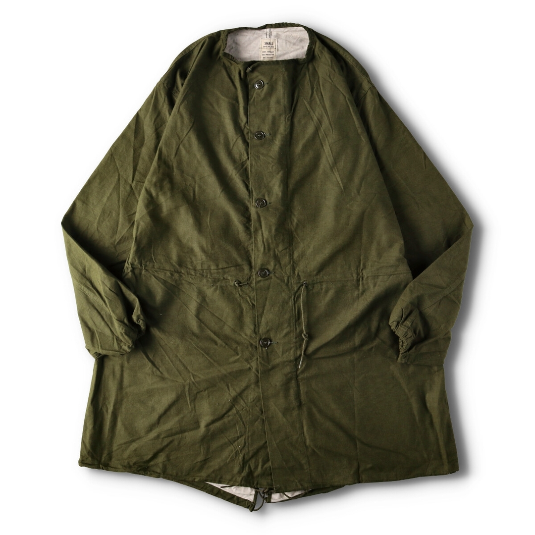 ミントコンディション 60年代 米軍実品 U.S.ARMY COAT,VESICANT GAS PROTECTIVE ガスプロテクティブコート ミリタリーコート USA製 SMALL メンズXL ヴィンテージ /evb002513