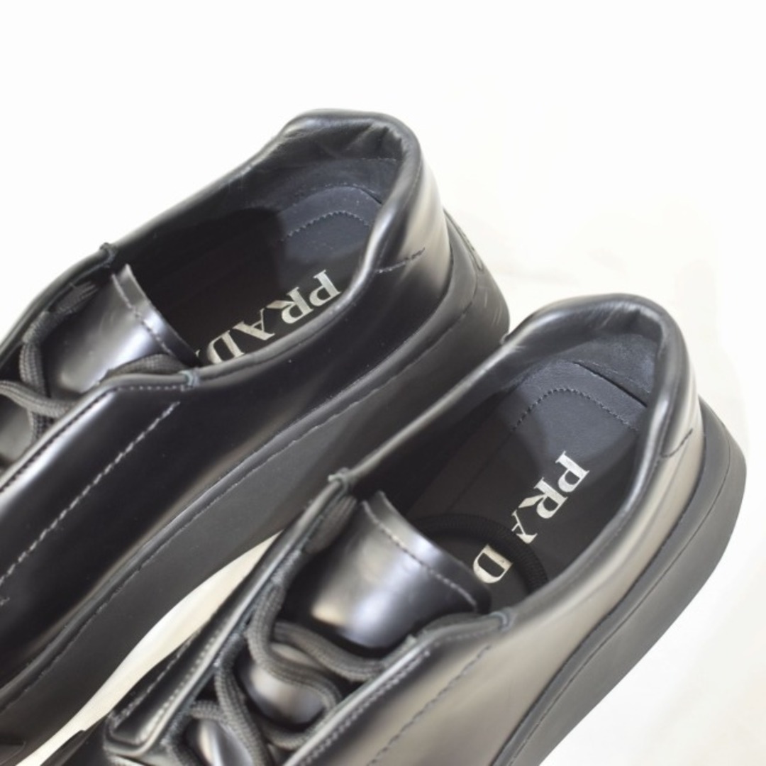 PRADA(プラダ)のPRADA 21AW ブラッシュドレザー ダービーシューズ 5 1/2 ブラック レディースの靴/シューズ(その他)の商品写真