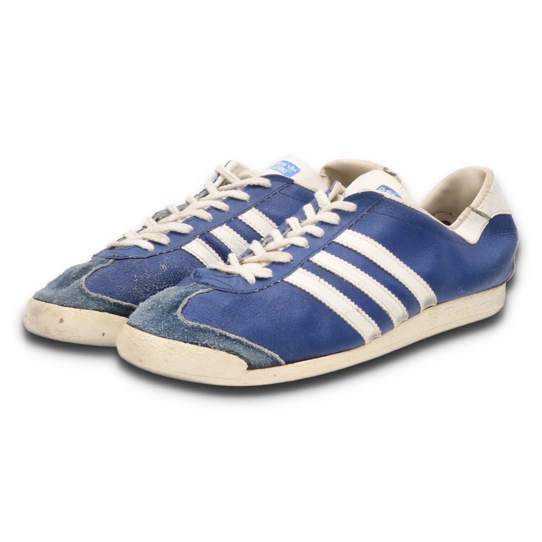 70年代 アディダス adidas BLUE STRIKE ブルーストライク レザースニーカー フランス製 メンズ28.0cm ヴィンテージ /saa009605