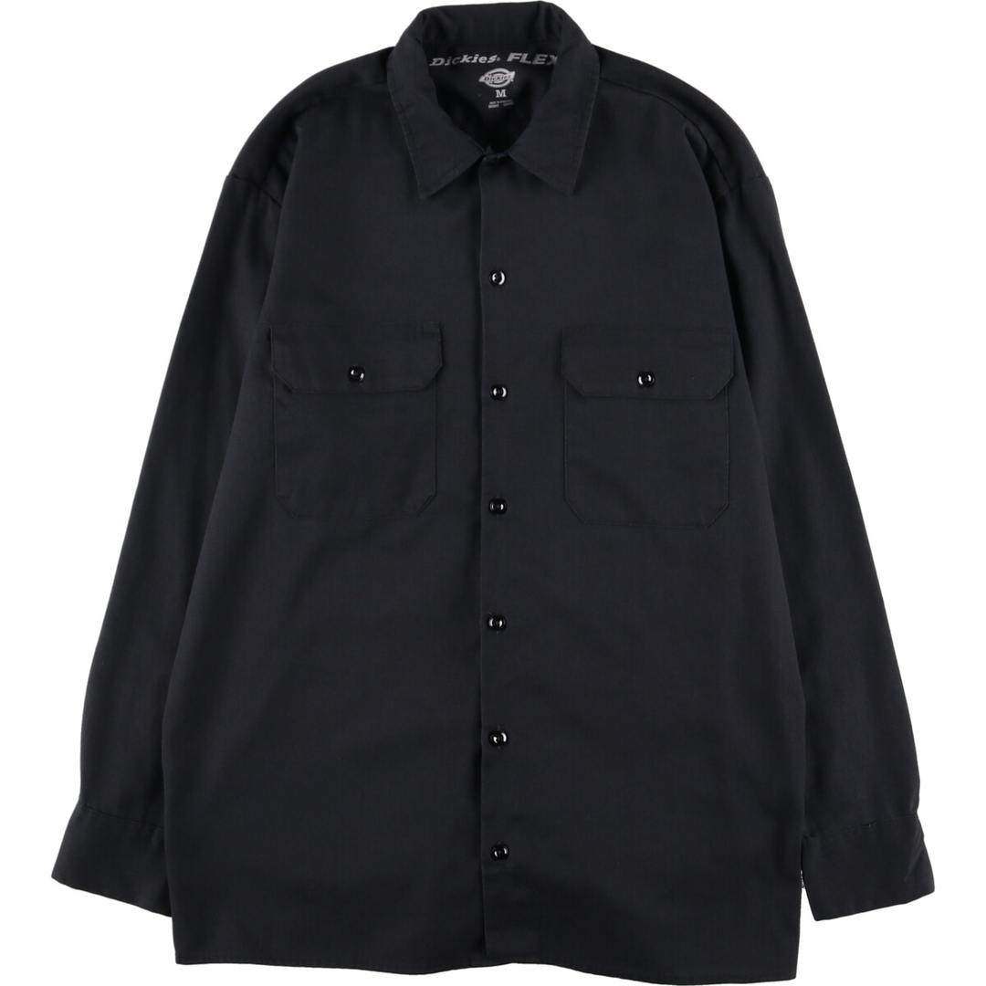 Dickies(ディッキーズ)の古着 ディッキーズ Dickies FLEX 長袖 ワークシャツ メンズL /eaa372043 メンズのトップス(シャツ)の商品写真