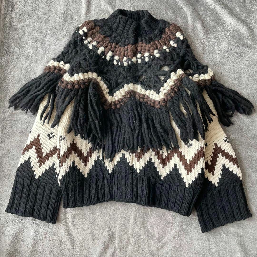 魔裟斗着用!【希少】sacai サカイ ノルディック ニット 魔裟斗着用!【希少】sacai サカイ ノルディック ニット