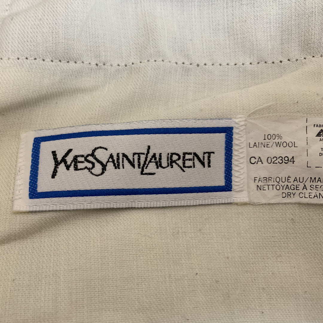 Yves Saint Laurent - YVES SAINT LAURENT 80s カナダ製 ワイド 