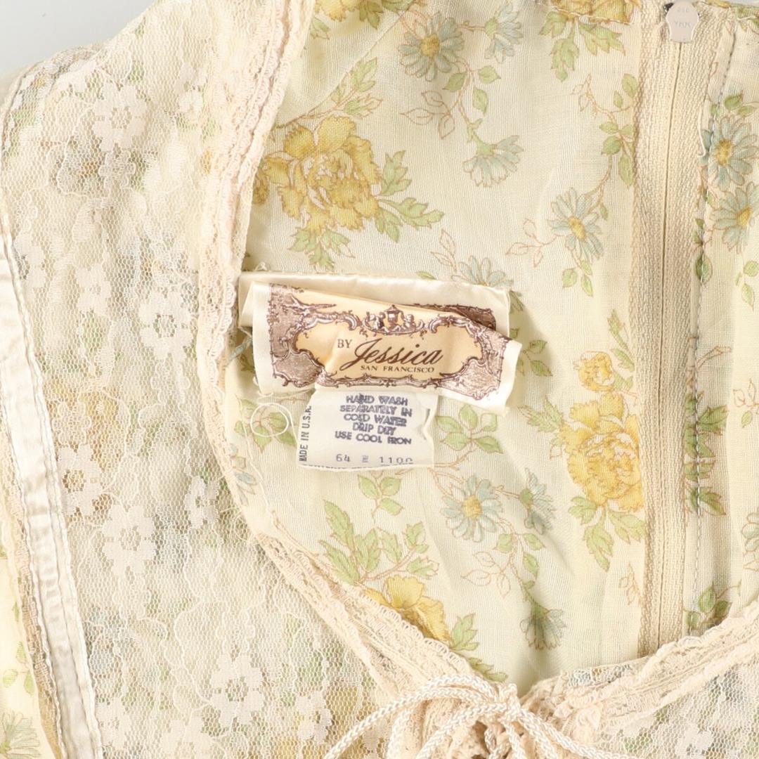 GUNNE SAX - 古着 70年代 ガンネサックス GUNNE SAX Jessica 花柄