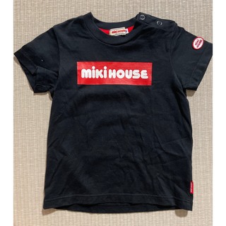 ミキハウス(mikihouse)のミキハウス　黒Tシャツ　90cm(Tシャツ/カットソー)