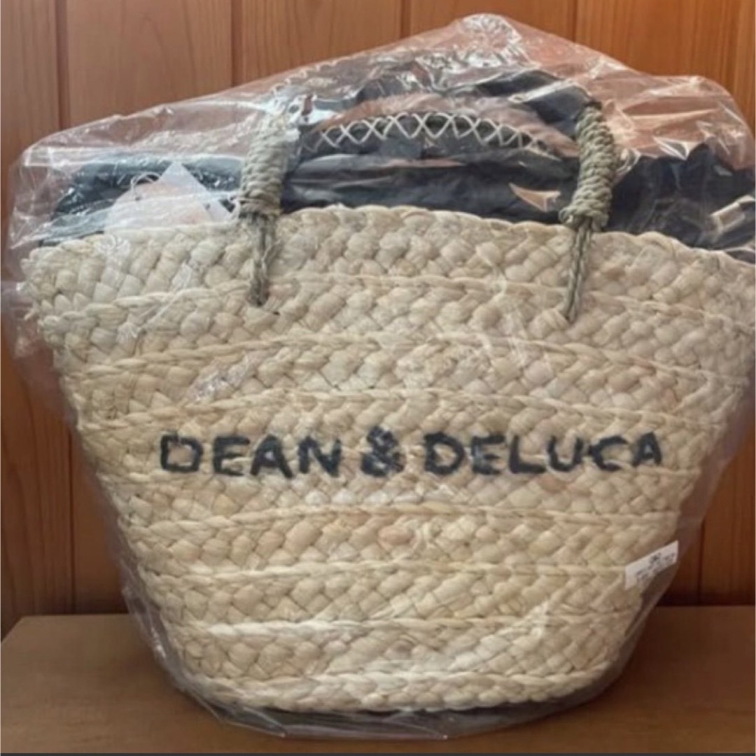 DEAN & DELUCA(ディーンアンドデルーカ)の未使用品　ディーンアンドデルーカ　カゴバッグ　大 レディースのバッグ(トートバッグ)の商品写真