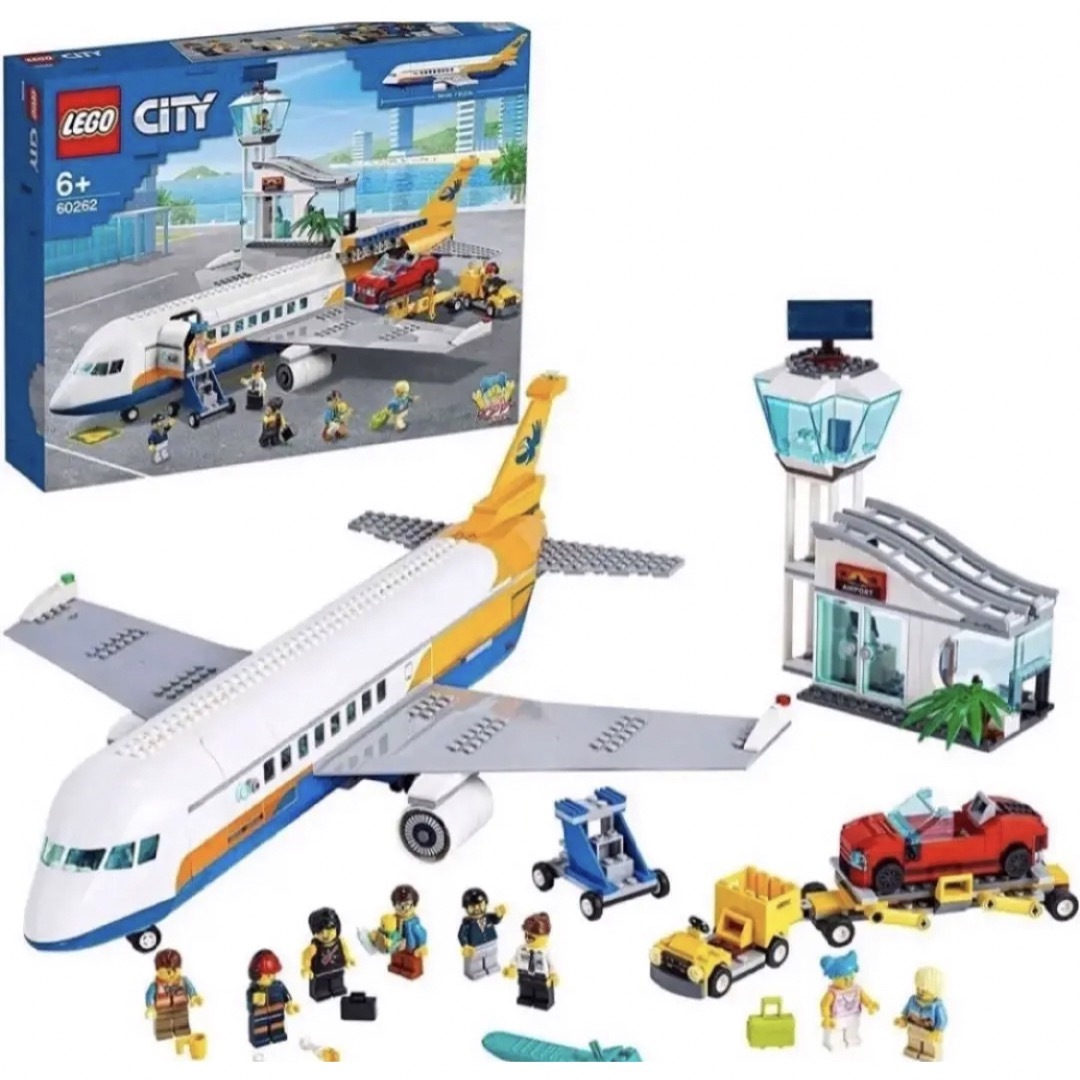 Lego(レゴ)の新品未使用　レゴ(LEGO) シティ パッセンジャー エアプレイン 60262  キッズ/ベビー/マタニティのおもちゃ(知育玩具)の商品写真