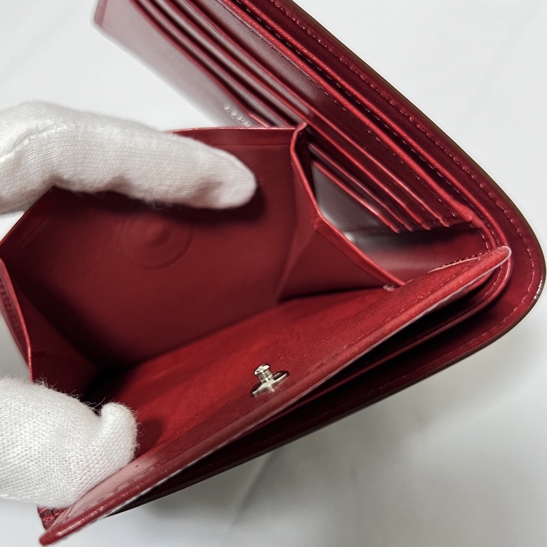 151☆極美品・保管品☆キプリス CYPRIS 二つ折り財布 コードバン