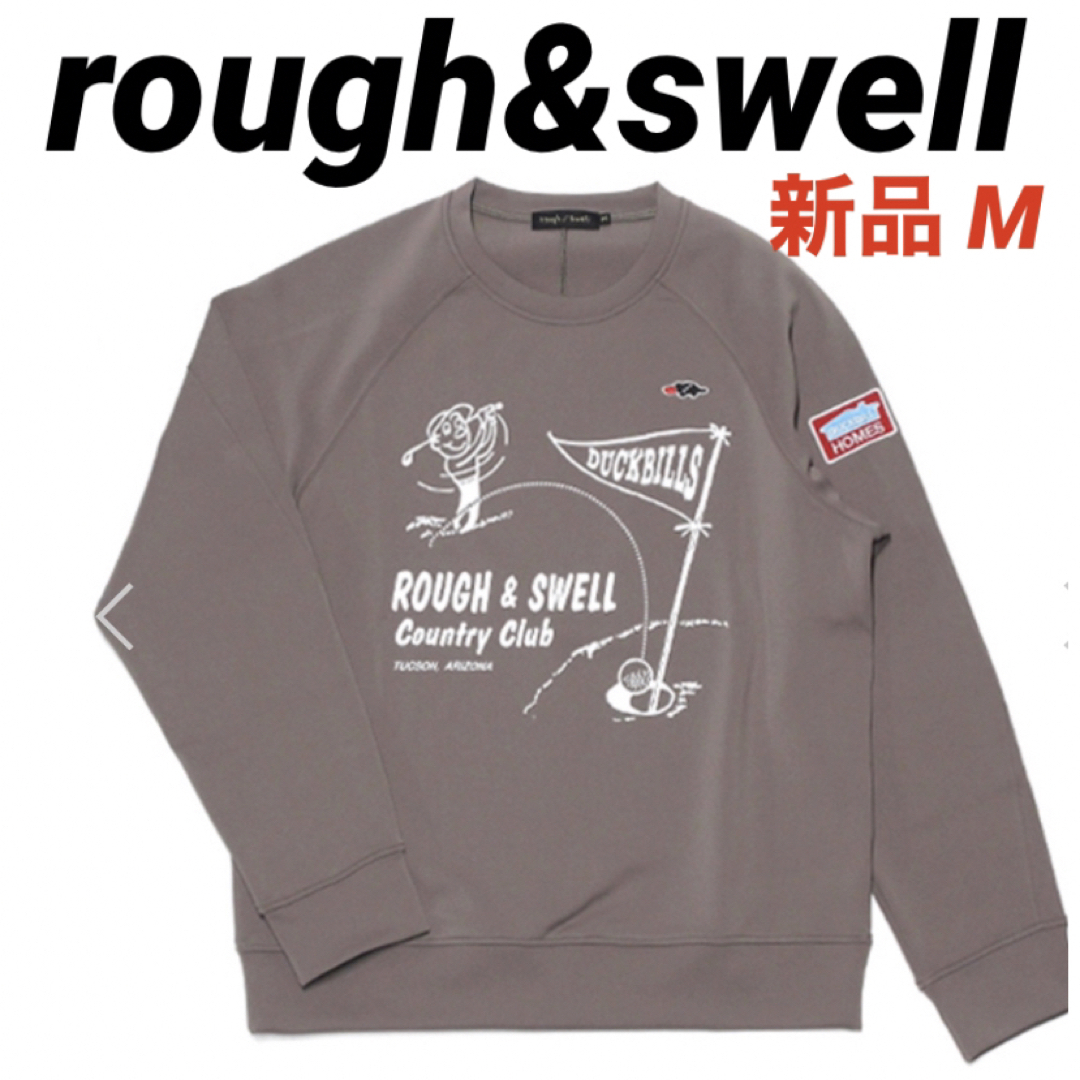 新品 rough&swell ラフアンドスウェル ゴルフ スウェット セーター-