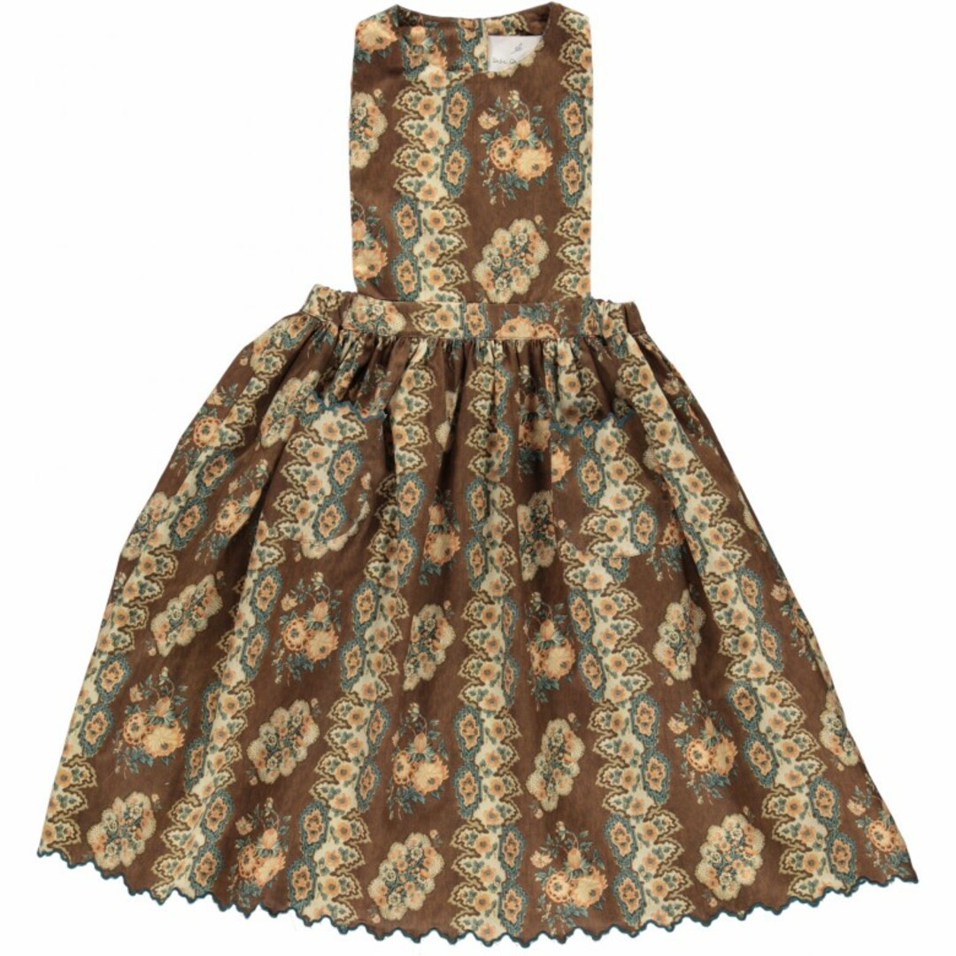 Bebe Organic Darja apron dress★caramel