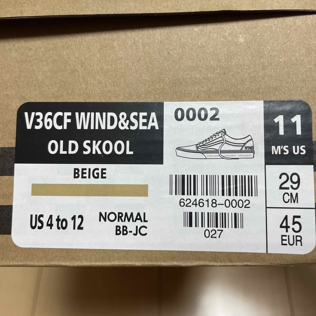 WIND AND SEA(ウィンダンシー)のVANS X WDS -OLD SKOOL- / BEIGE 29.0 メンズの靴/シューズ(スニーカー)の商品写真