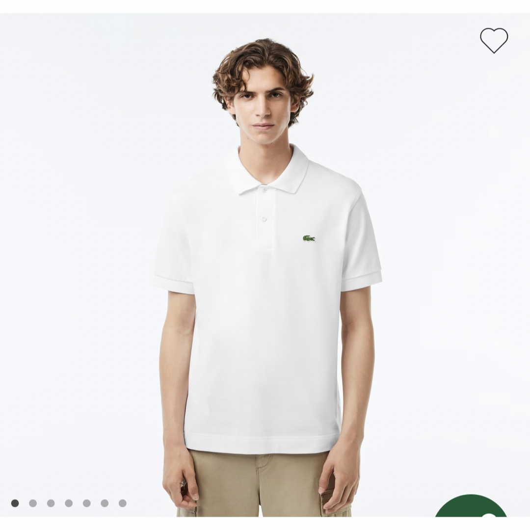 新品 Lacoste ラコステクラシックフィット半袖 アメリカ XL オリジナル