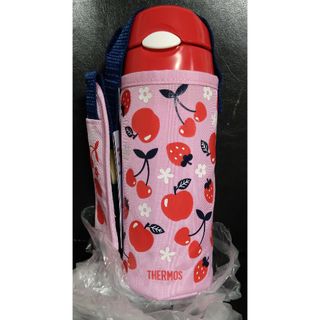 サーモス(THERMOS)のRR様専用！新品未使用　サーモスストローボトル　0.4L　ピンクレッド　箱無し(弁当用品)