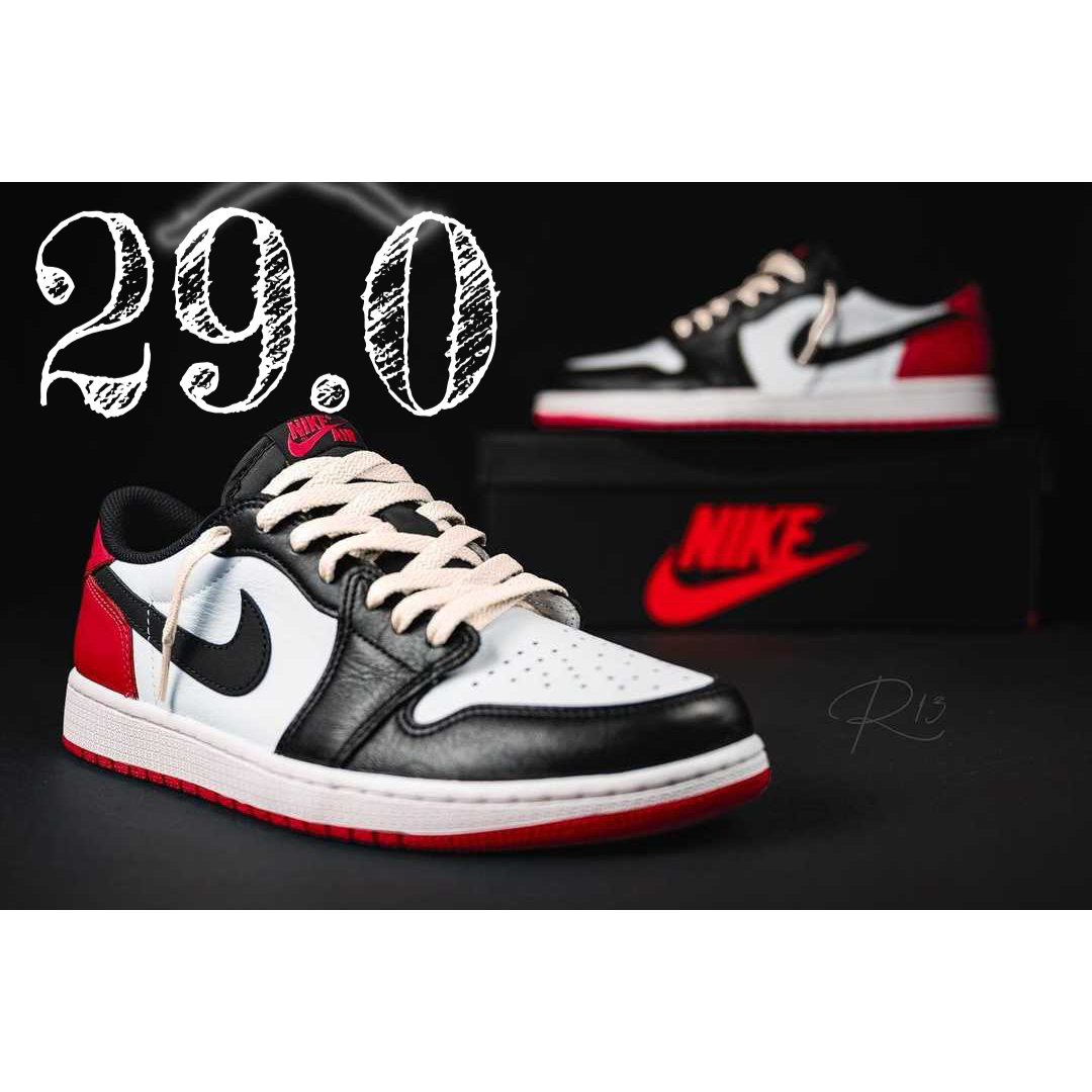 Nike Air Jordan 1 Low OG "Black Toe"