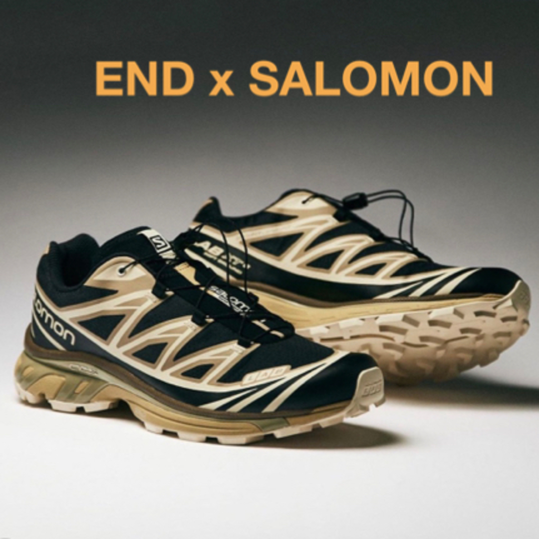 【新品】END x Salomon XT6 サロモン Truffle 28cm