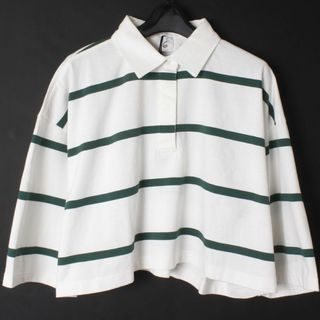 ロク(6 (ROKU))の新品 6(ROKU) RUGGER SHIRT SHORT ラガーシャツ ロク (シャツ/ブラウス(半袖/袖なし))