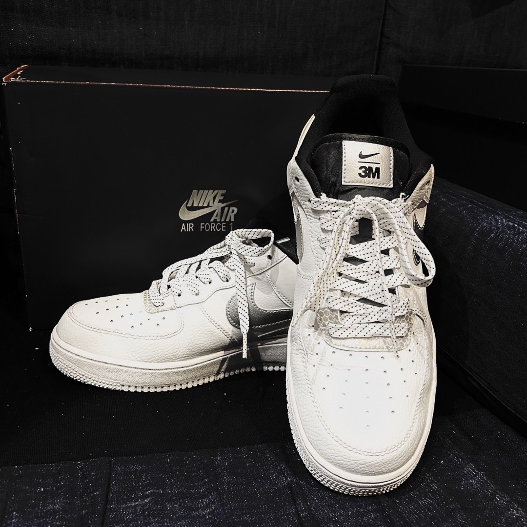 新品W AIR FORCE 1 SP SILVER メタリックシルバー27cm銀