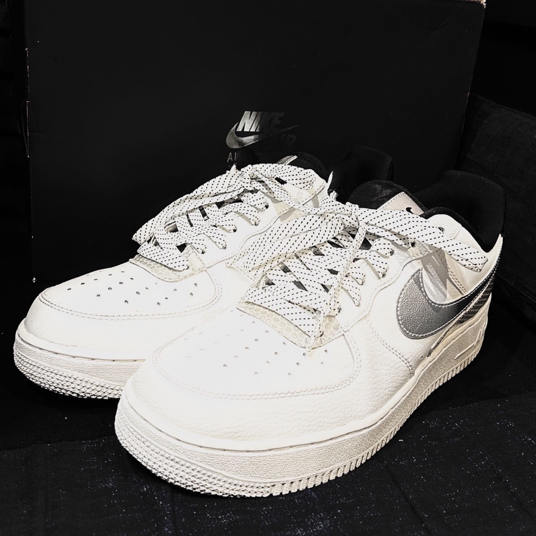 新品W AIR FORCE 1 SP SILVER メタリックシルバー27cm銀