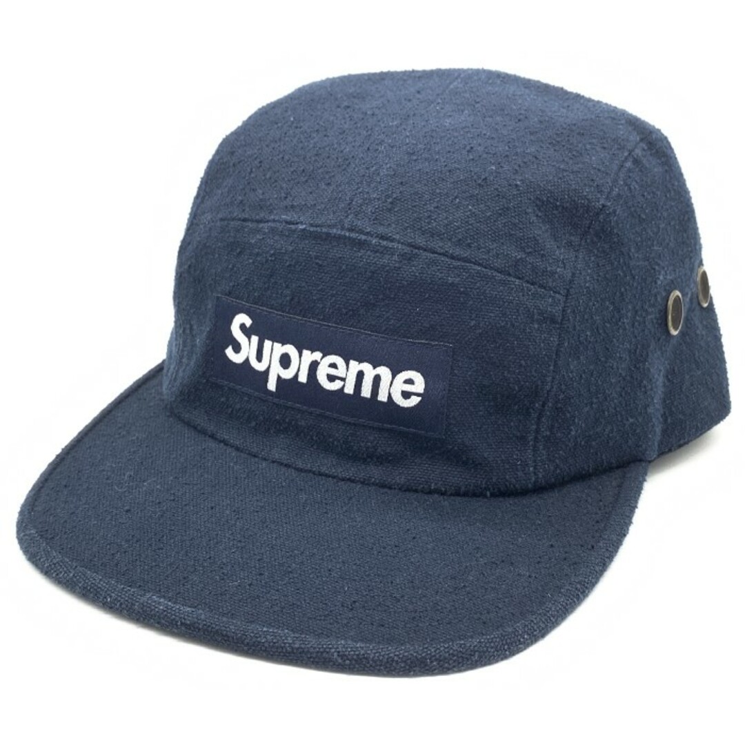 帽子SUPREME シュプリーム Cotton Camp Cap キャンプキャップ ネイビー