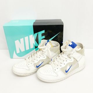 ナイキ(NIKE)の★NIKE SB×SOULLAND ナイキエスビー×ソウルランド ズーム ダンクハイ プロ スニーカー AH9613-141 ロイヤルホワイト ベージュ size27cm(スニーカー)