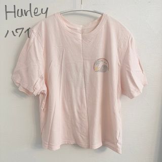 ハーレー(Hurley)のTシャツ 半袖　ハワイ　ハーレー　薄ピンク　コットン100%(Tシャツ(半袖/袖なし))