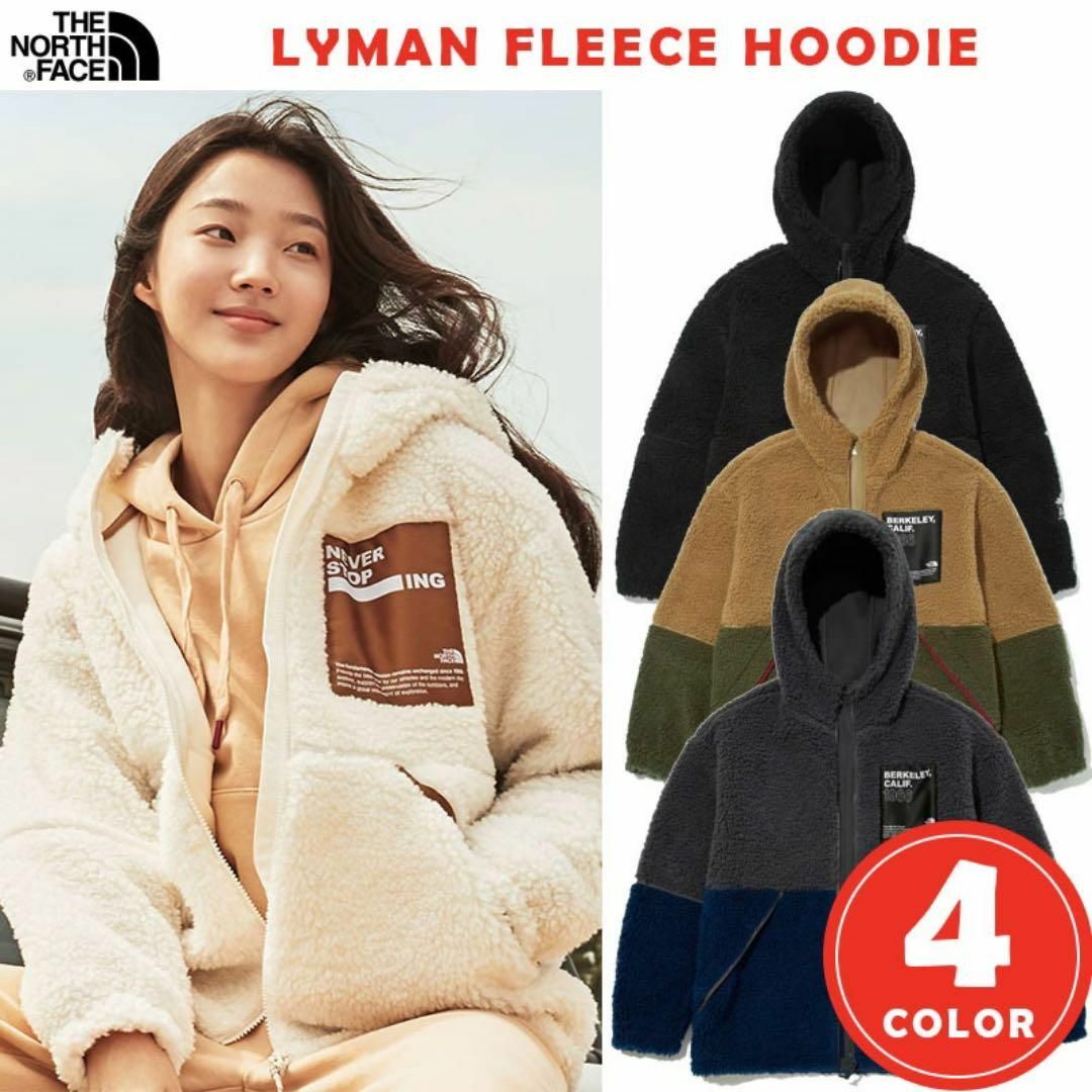 ノースフェイス　LYMAN FLEECE HOODIE ブラウン　XS