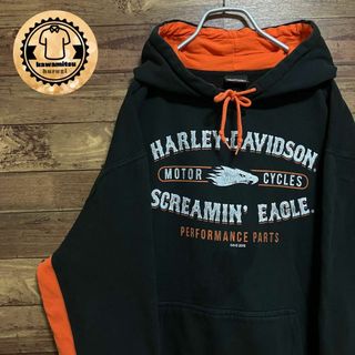 ★レア★ Harley-Davidson パーカー リバーシブル カモフラ