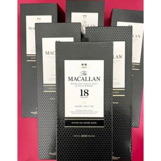 サントリー(サントリー)の【未使用】希少！　マッカラン18年 空箱　６本セット　専用段ボール付き(ウイスキー)