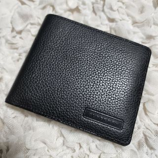 バーバリー(BURBERRY)の【未使用】バーバリー グレインレザー 二つ折り財布(折り財布)