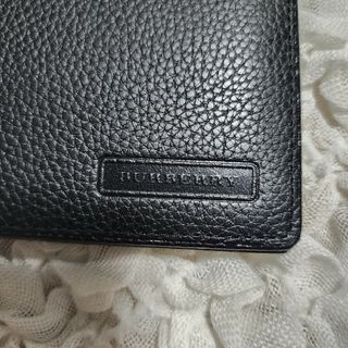 BURBERRY - 【未使用】バーバリー グレインレザー 二つ折り財布の通販