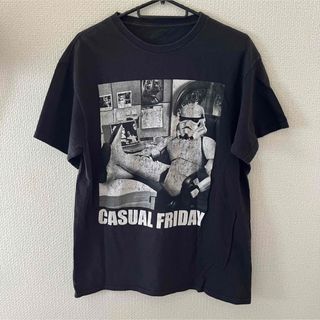 【古着】トップス　半袖Tシャツ　マーベル　レディース　メンズ　黒(Tシャツ/カットソー(半袖/袖なし))