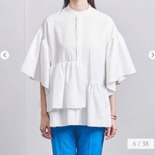 ユナイテッドアローズ(UNITED ARROWS)のUNITED ARROWS イレギュラーペプラムブラウス (シャツ/ブラウス(長袖/七分))