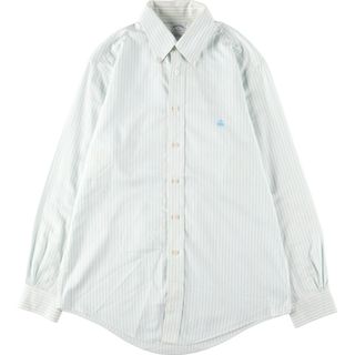 ブルックスブラザース(Brooks Brothers)の古着 ブルックスブラザーズ Brooks Brothers Est.1818 長袖 ボタンダウンストライプシャツ メンズM /eaa366124(シャツ)