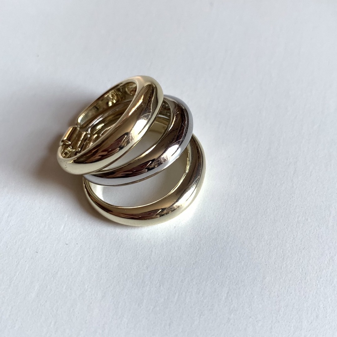 bi-color triple ring トリプルリング レディースのアクセサリー(リング(指輪))の商品写真