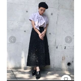 Ameri VINTAGE - アメリヴィンテージカットワークフレアスカートロング