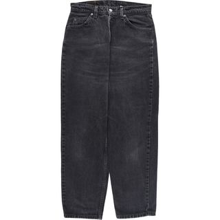 リーバイス(Levi's)の古着 90年代 リーバイス Levi's 960 LOOSE FIT STRAIGHT LEG ブラックデニム デニムパンツ USA製 レディースL(w30) ヴィンテージ /eaa371387(デニム/ジーンズ)