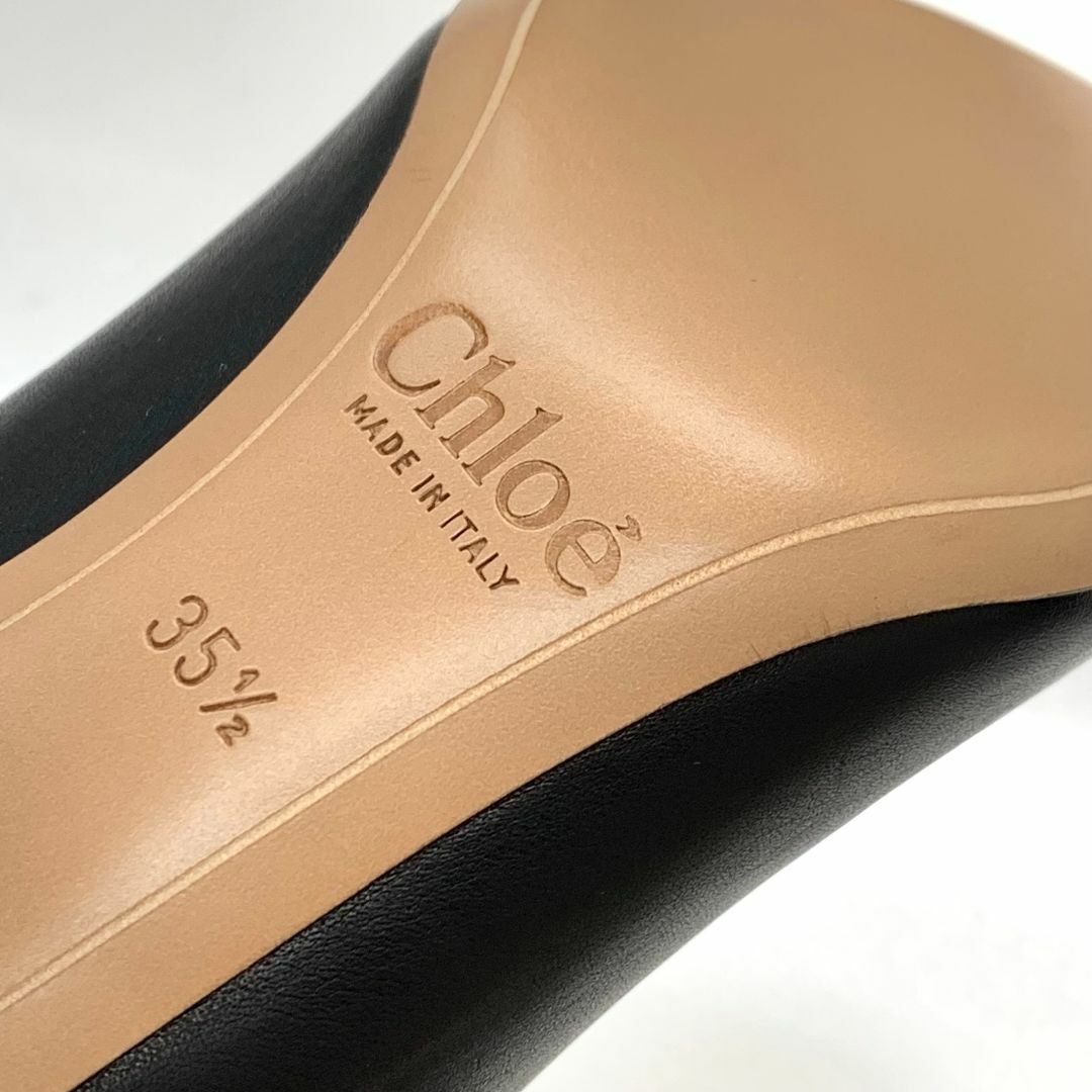 クロエ chloe 黒 サイドゴア ブーツ 23.5cm 36.5 美品！