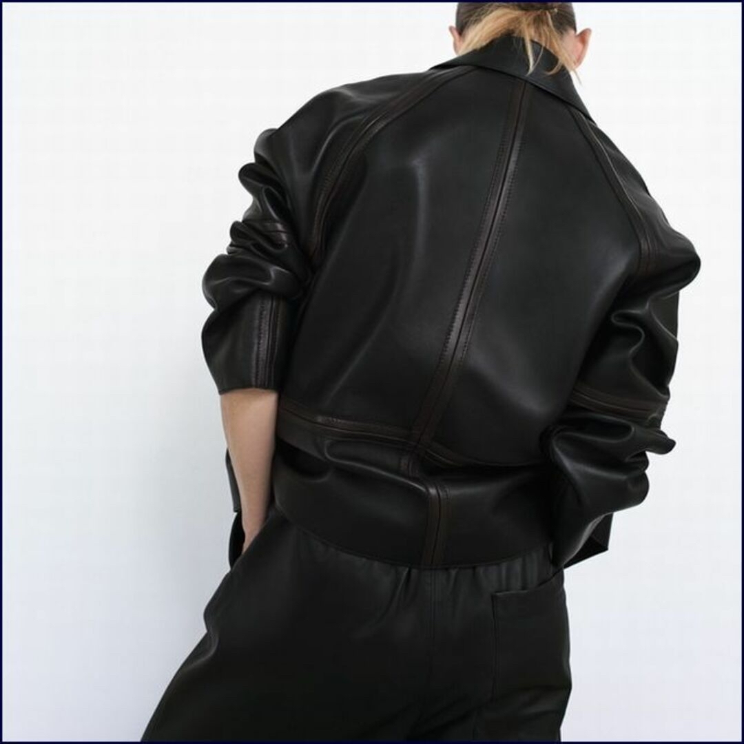 ZARA(ザラ)の【未使用定価69900円】　ZARA ×　KASSL　 LEATHER COAT レディースのジャケット/アウター(ノーカラージャケット)の商品写真