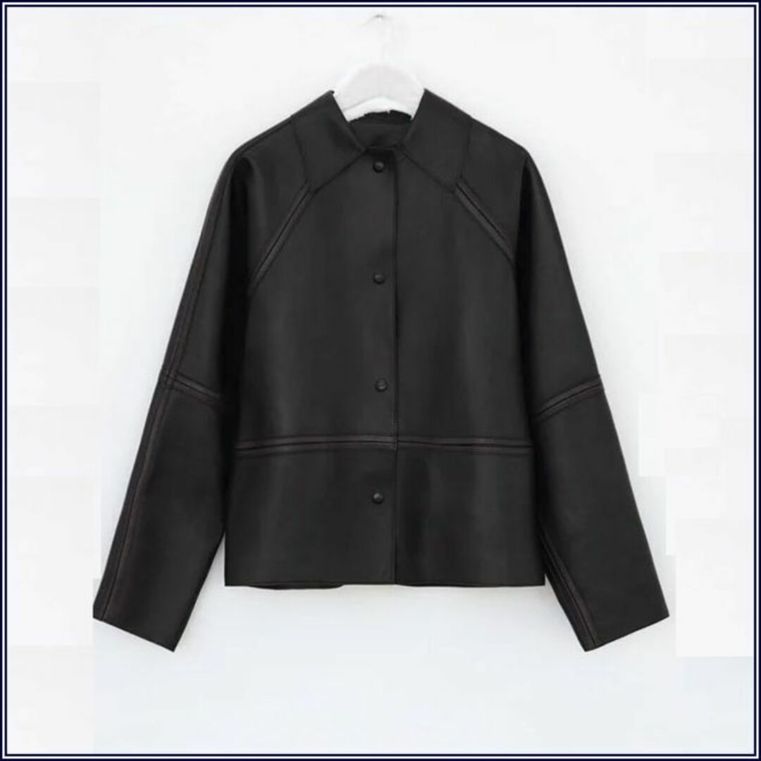 ZARA(ザラ)の【未使用定価69900円】　ZARA ×　KASSL　 LEATHER COAT レディースのジャケット/アウター(ノーカラージャケット)の商品写真