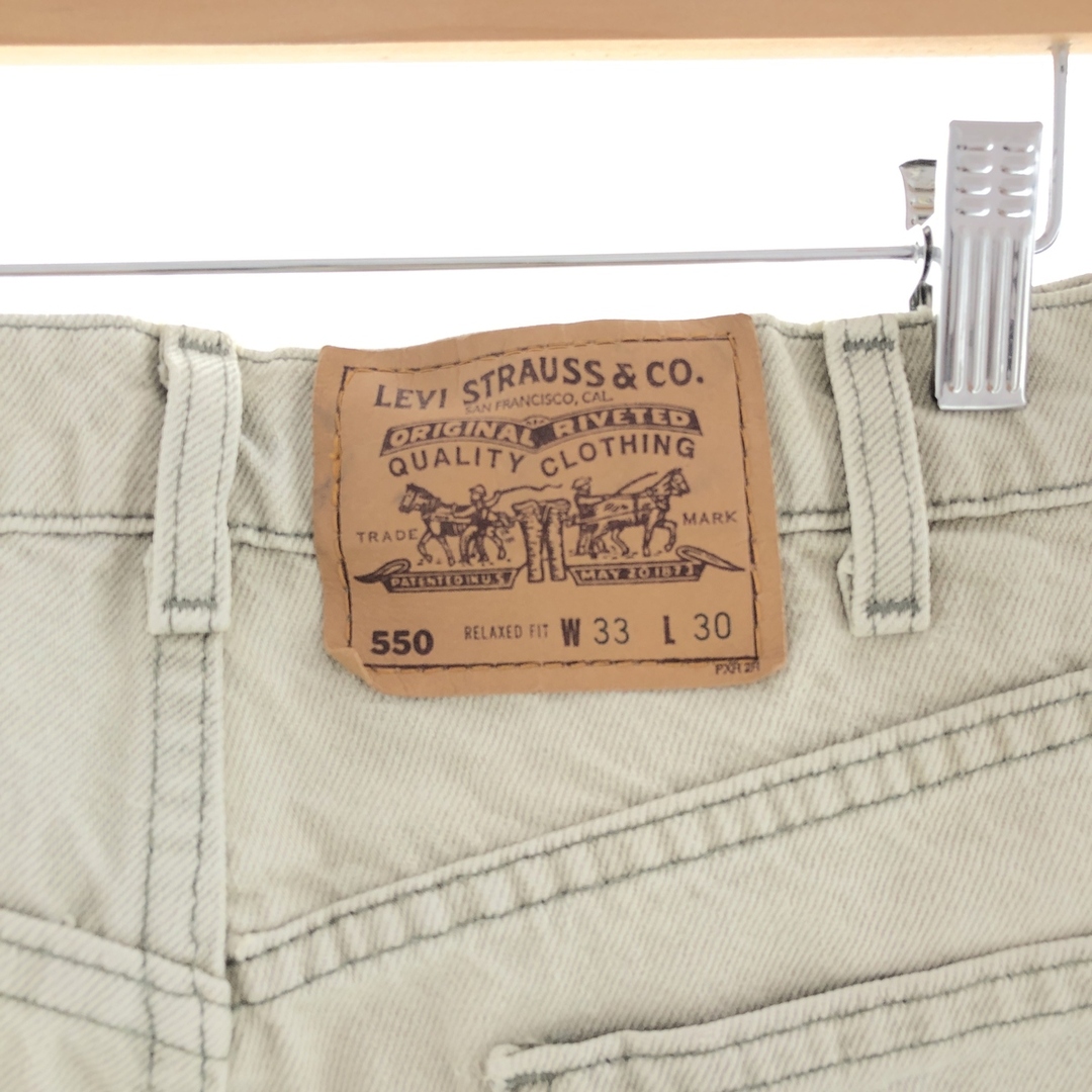 Levi's(リーバイス)の古着 90年代 リーバイス Levi's 550 RELAXED FIT テーパードデニムパンツ USA製 メンズw33 ヴィンテージ /taa000293 メンズのパンツ(デニム/ジーンズ)の商品写真