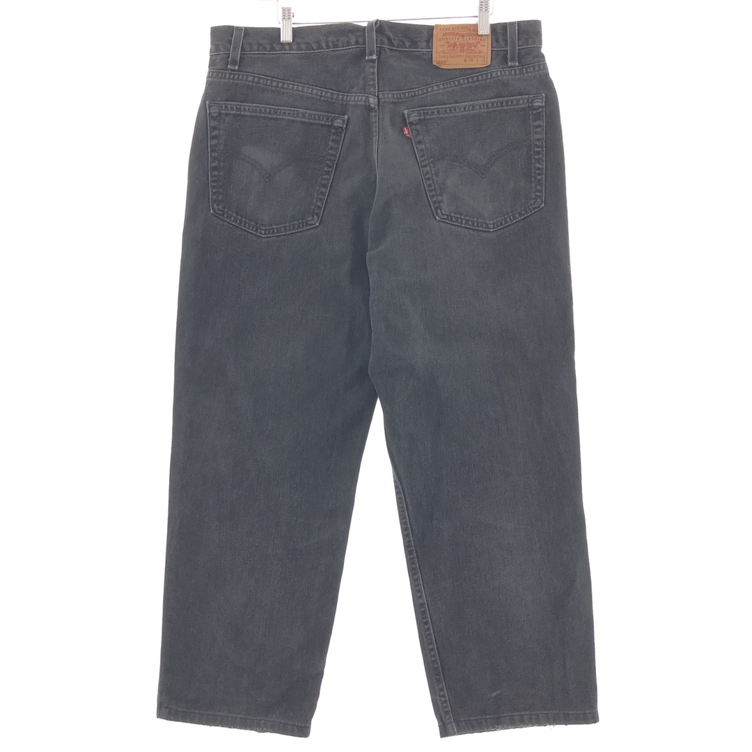 リーバイス Levi's 550 RELAXED FIT ブラックジーンズ テーパードデニムパンツ USA製 メンズw38 /taa002169