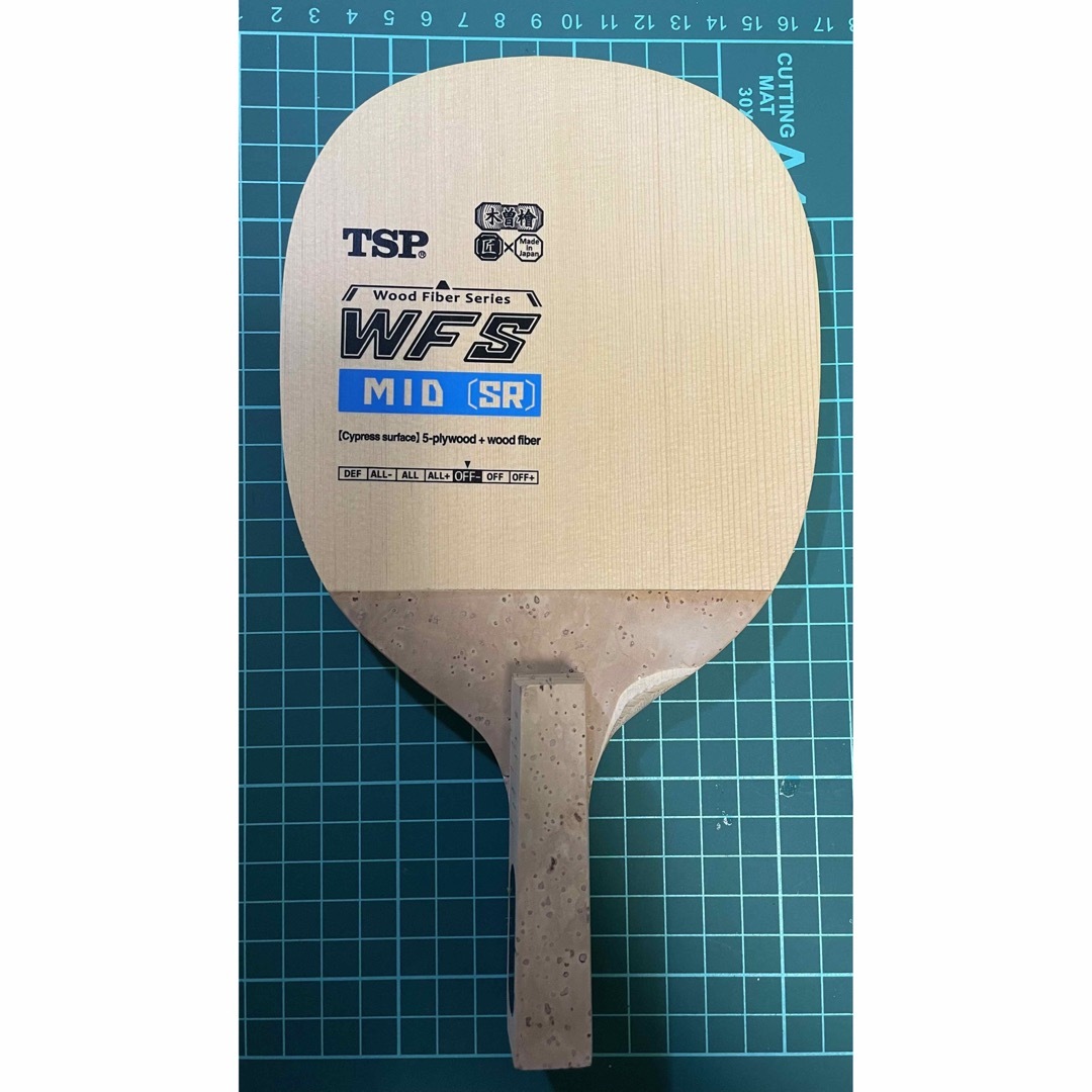 TSP(ティーエスピー)の卓球 ラケット ペンホルダー TSP WFS MID 角丸型  スポーツ/アウトドアのスポーツ/アウトドア その他(卓球)の商品写真