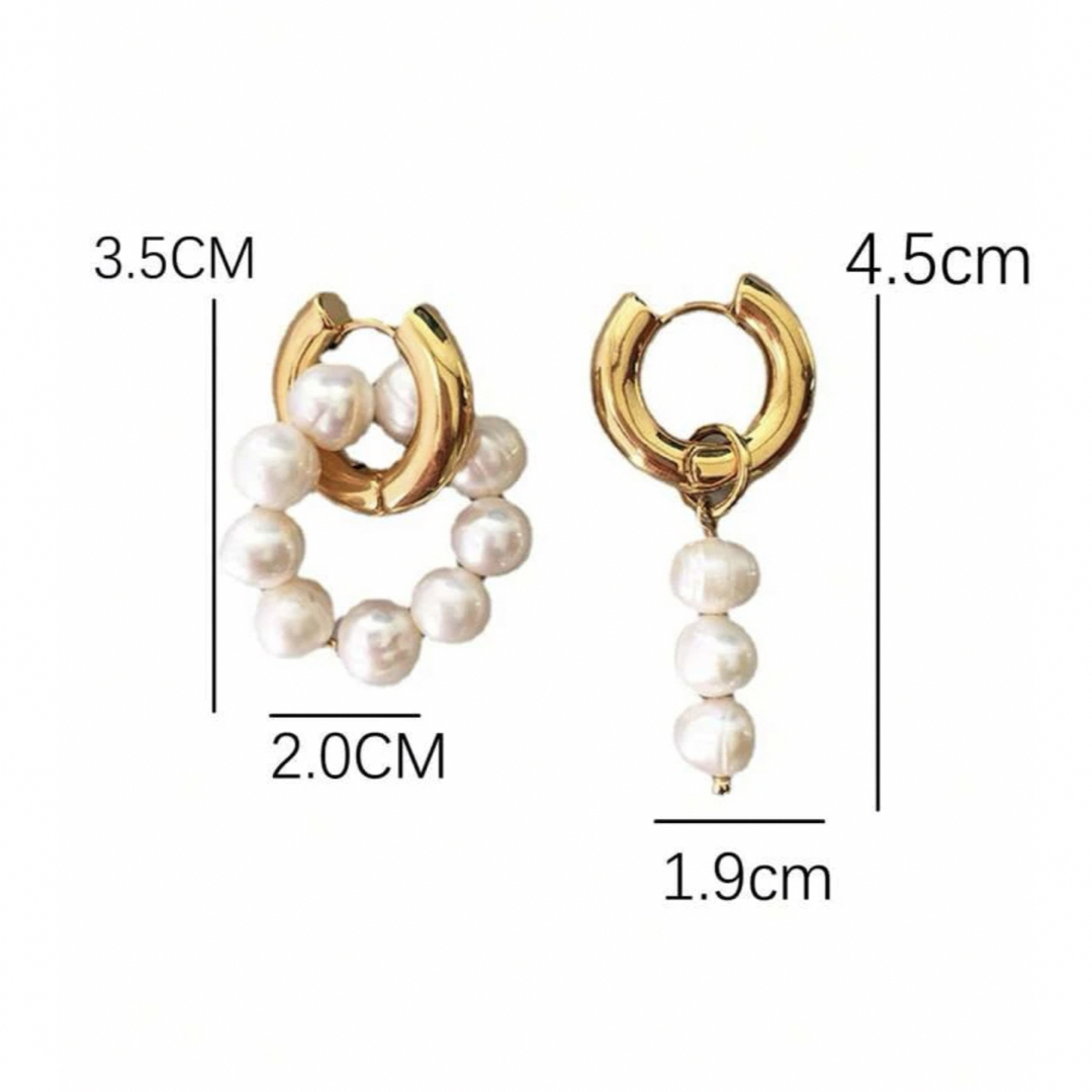 DEUXIEME CLASSE(ドゥーズィエムクラス)の【Design pearl hoop pierce】#071 18k ラスト❗️ レディースのアクセサリー(ピアス)の商品写真