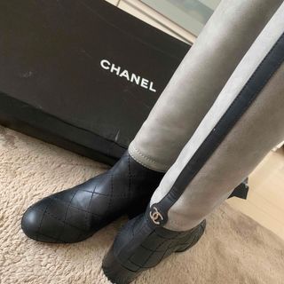 シャネル(CHANEL)のお値下げ【未使用】シャネル　ロングブーツ(ブーツ)