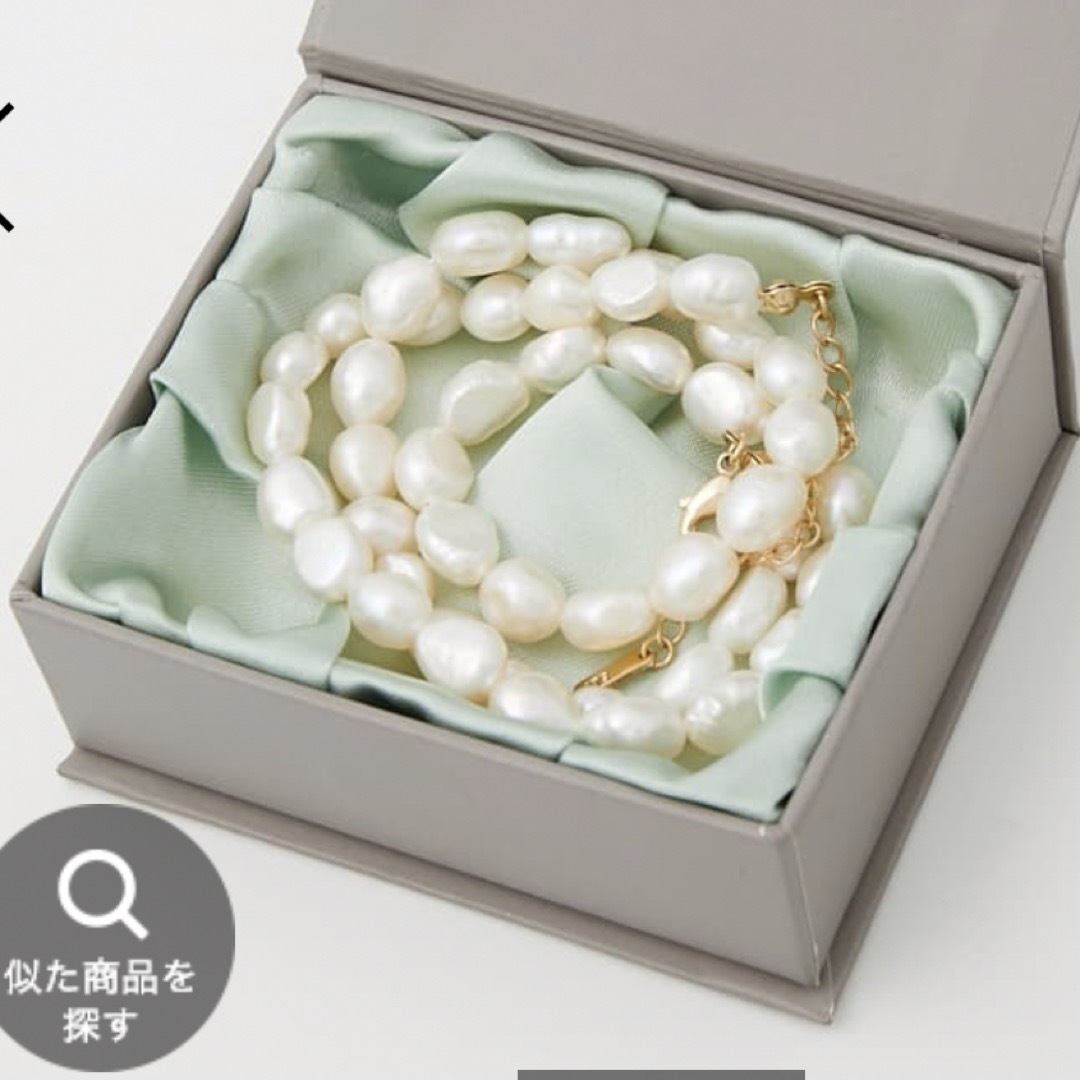 SLY(スライ)のsly R／C PEARL ネックレス WHT/FREE パールネックレス レディースのアクセサリー(ネックレス)の商品写真